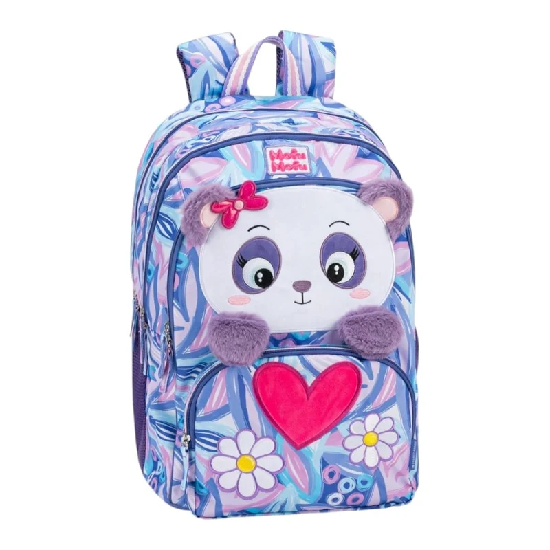 Zaino Scuola Organizzato Mofumofu Panda