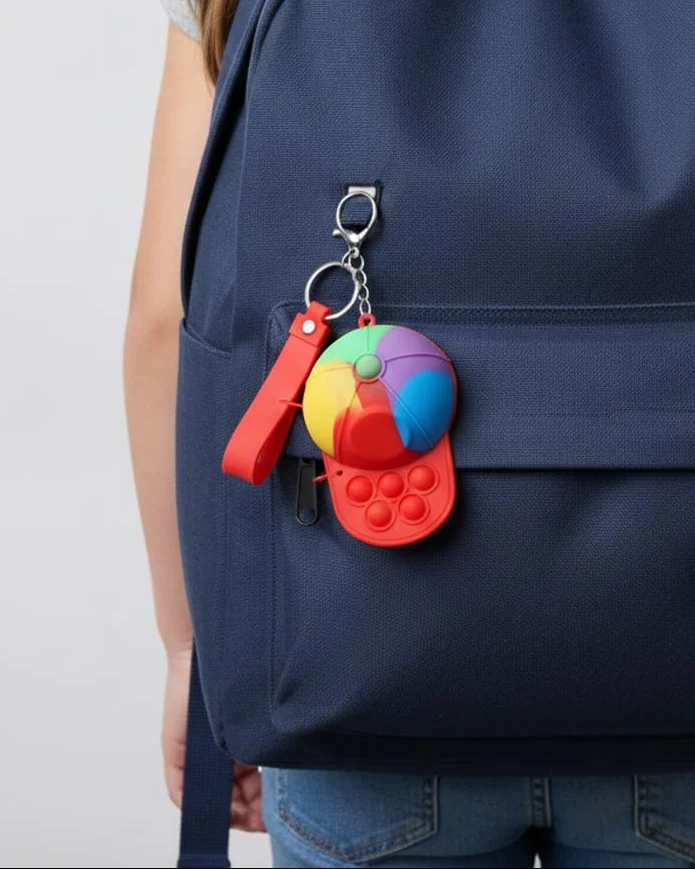 Portachiavi pop it bambino - Multicolore