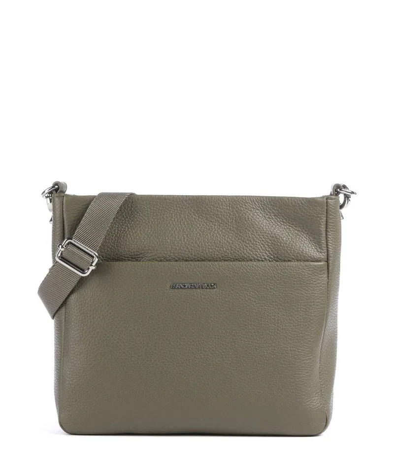 Mandarina Duck Mellow Leather Borsa a tracolla winter olive