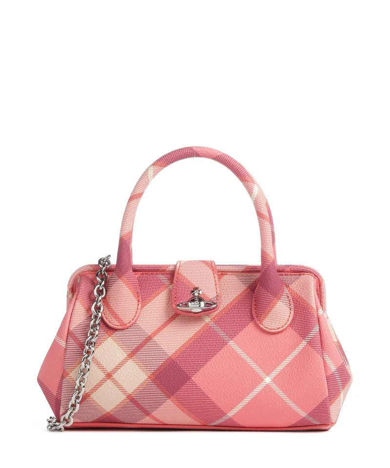 Vivienne Westwood Pamela Buccia D'Arancia Small Borsa a mano fraser pink