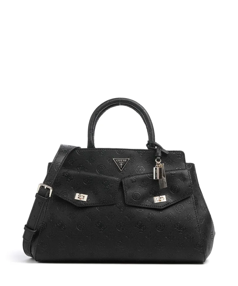 Guess Blake Large Borsa a mano black logo