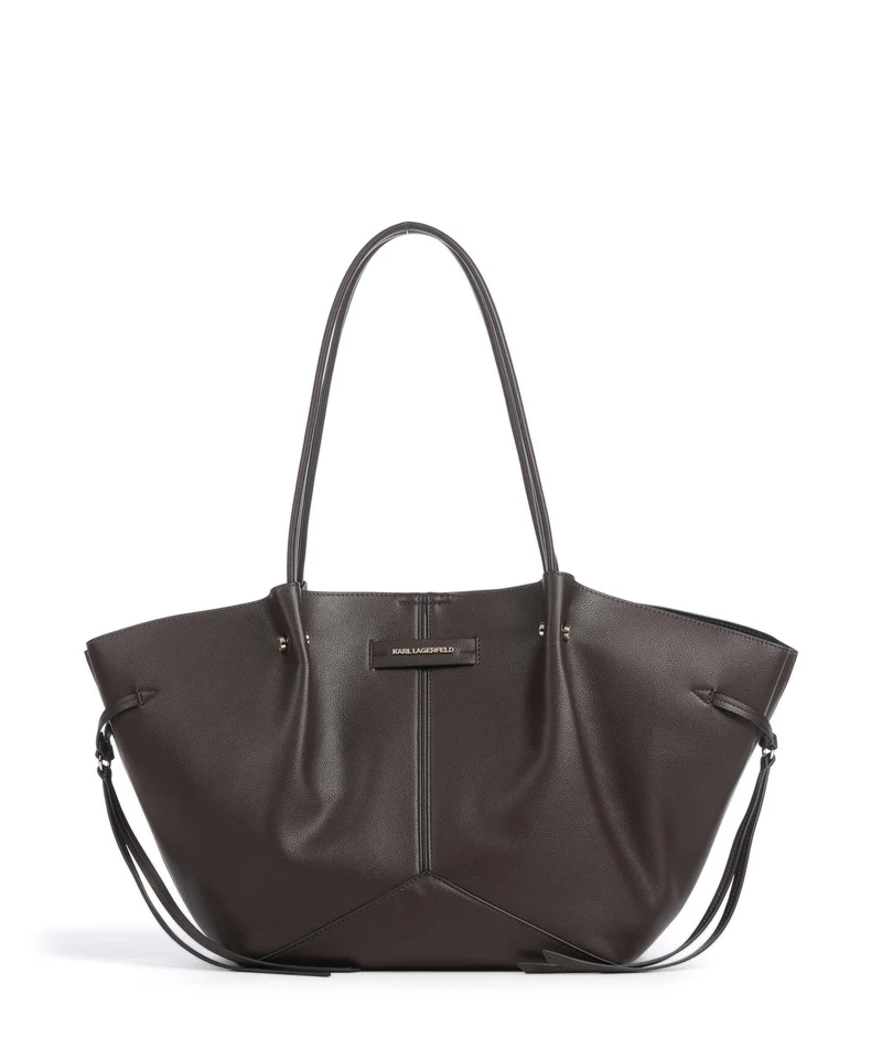 Karl Lagerfeld K/Pierced Medium Borsa shopper tobacco