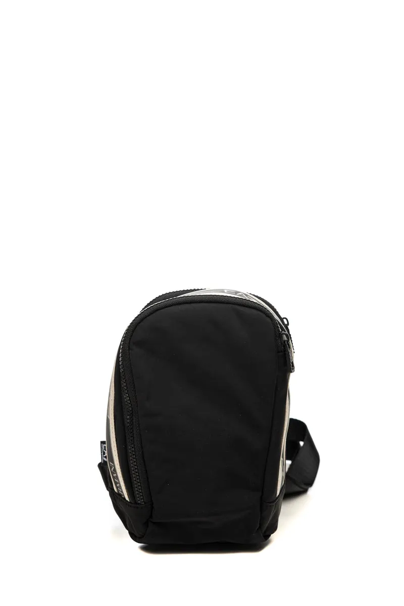 Borsa A Spalla Ea7 Train Logo Tape Sling Bag Uomo Nero