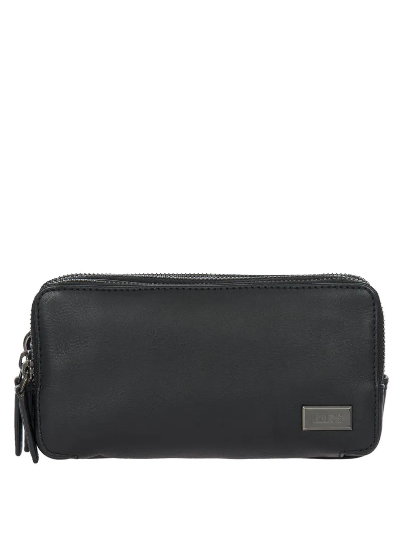 Clutch with wrist strap
