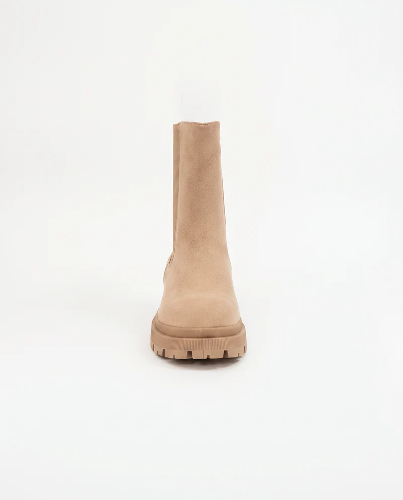 Trochetto Chelsea da in microfibra - Beige