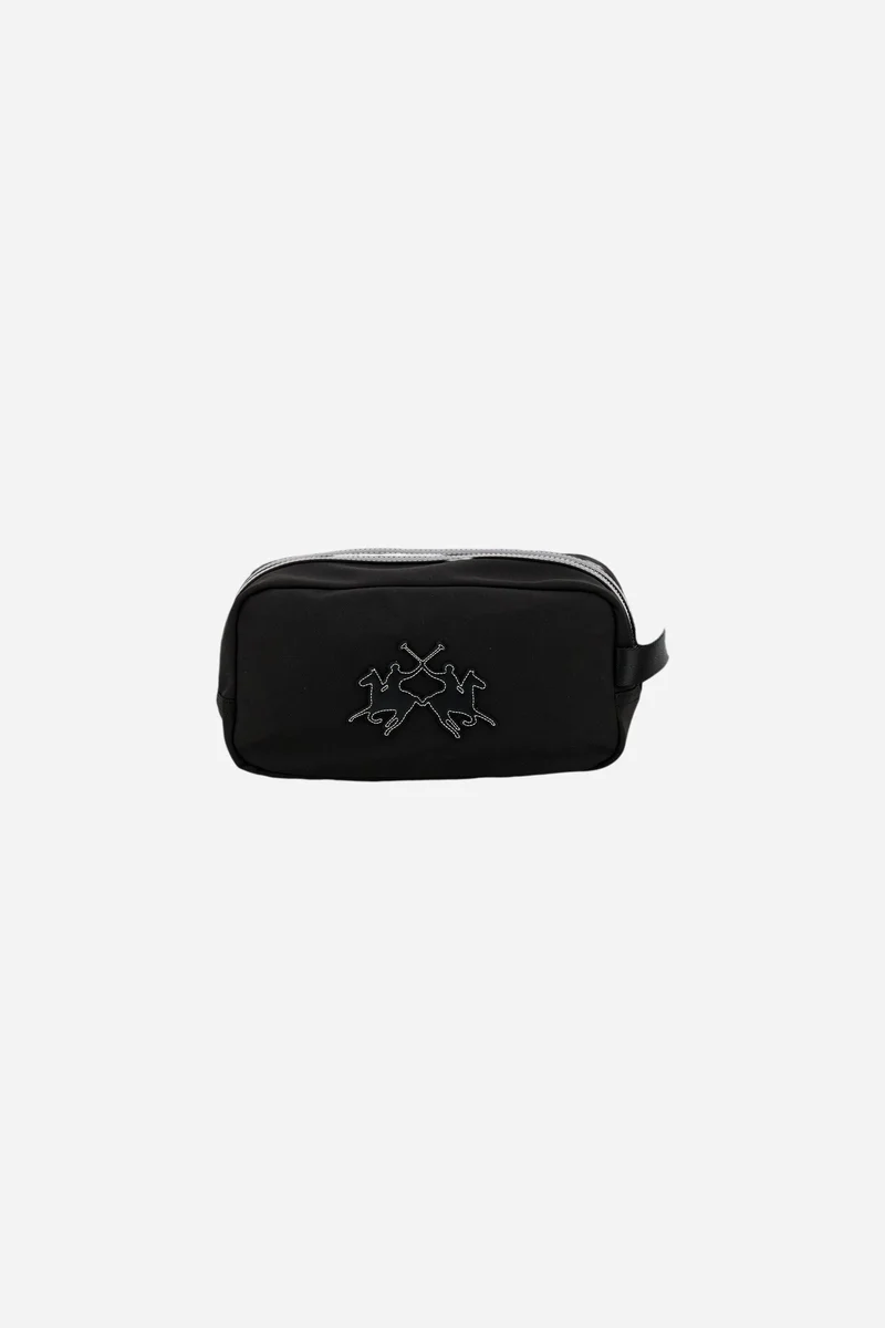 Reiseetui aus technischem Canvas mit Maxi-Logo – Andean Travel Case