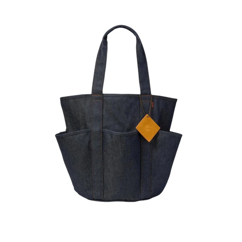 Borsa Tote Donna in denim blu scuro
