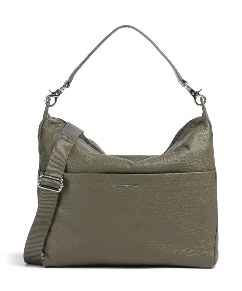 Mandarina Duck Mellow Leather Borsa hobo winter olive