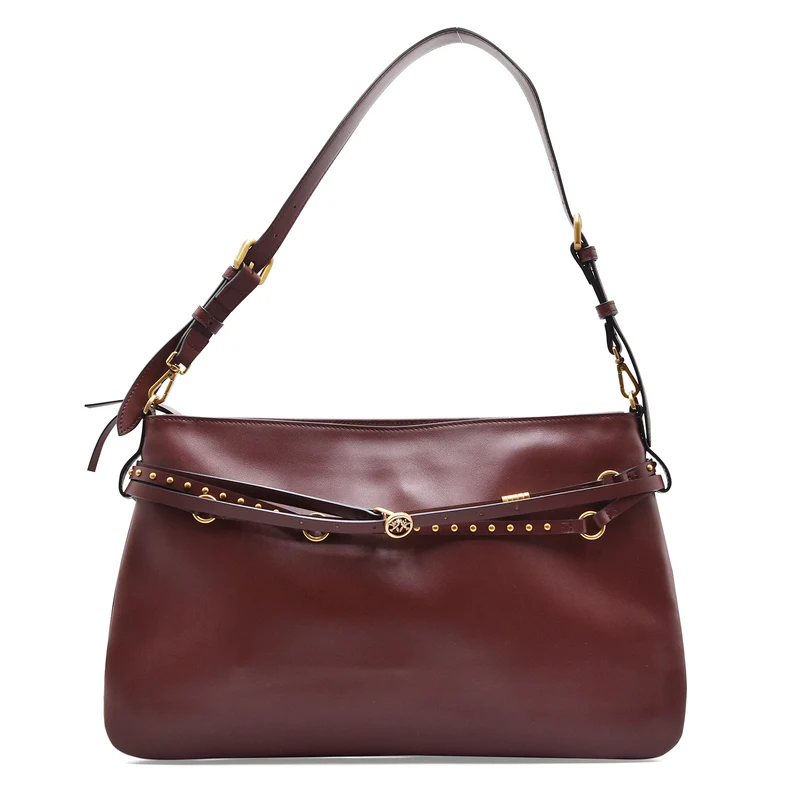 Borsa Pinko Donna In Morbida Pelle Burgundy Wine BELT BAG BIG