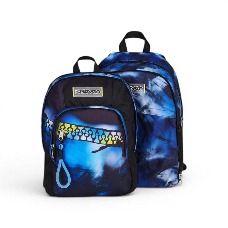 Zaino scuola Seven Dual Detach Blu Fusion 200102624-519