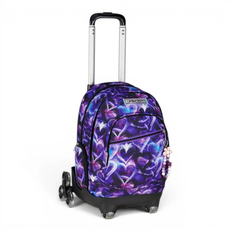 Trolley scuola Seven Comby 8 ruote LovePass