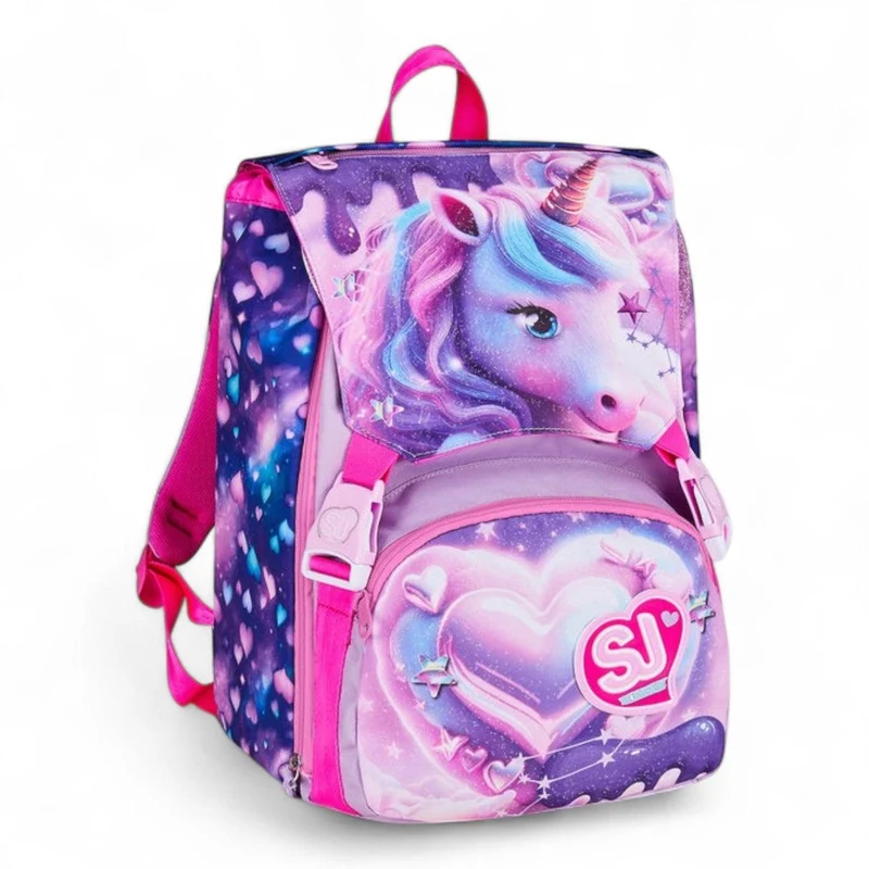 Zaino scuola Seven SJ Big estensibile Pixie Unicorn