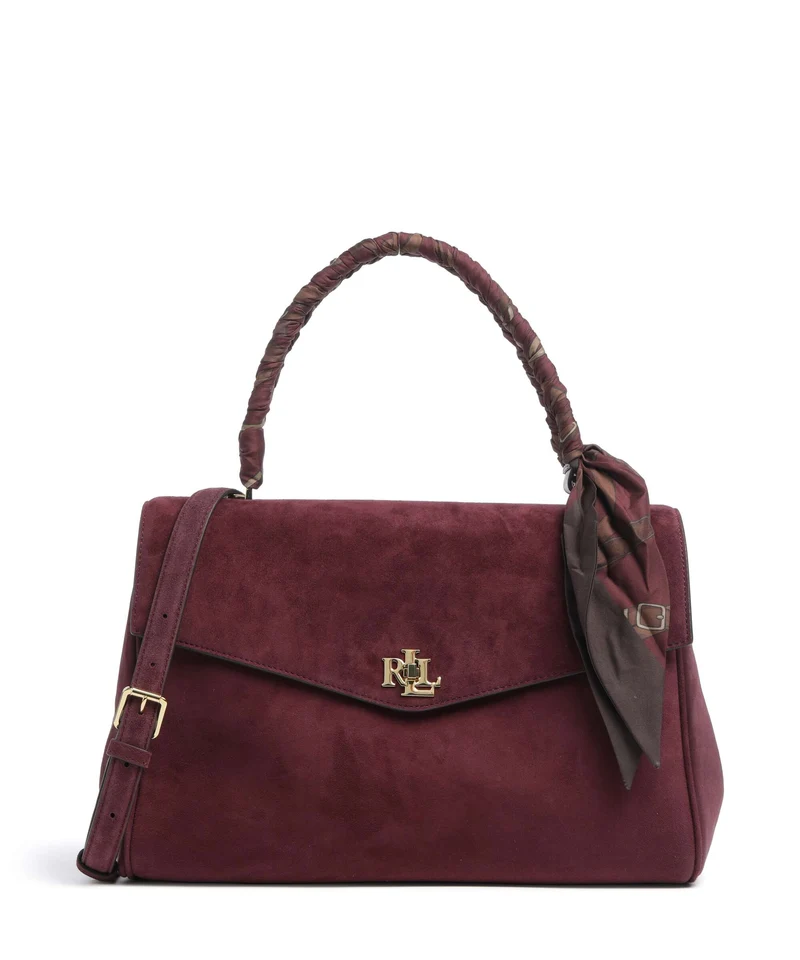 Lauren Ralph Lauren Farrah Medium Borsa a mano dark garnet/urban bltng/garnet multi