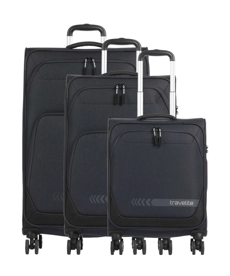 Travelite Kick Off Set valigie trolley (4 ruote) anthracite