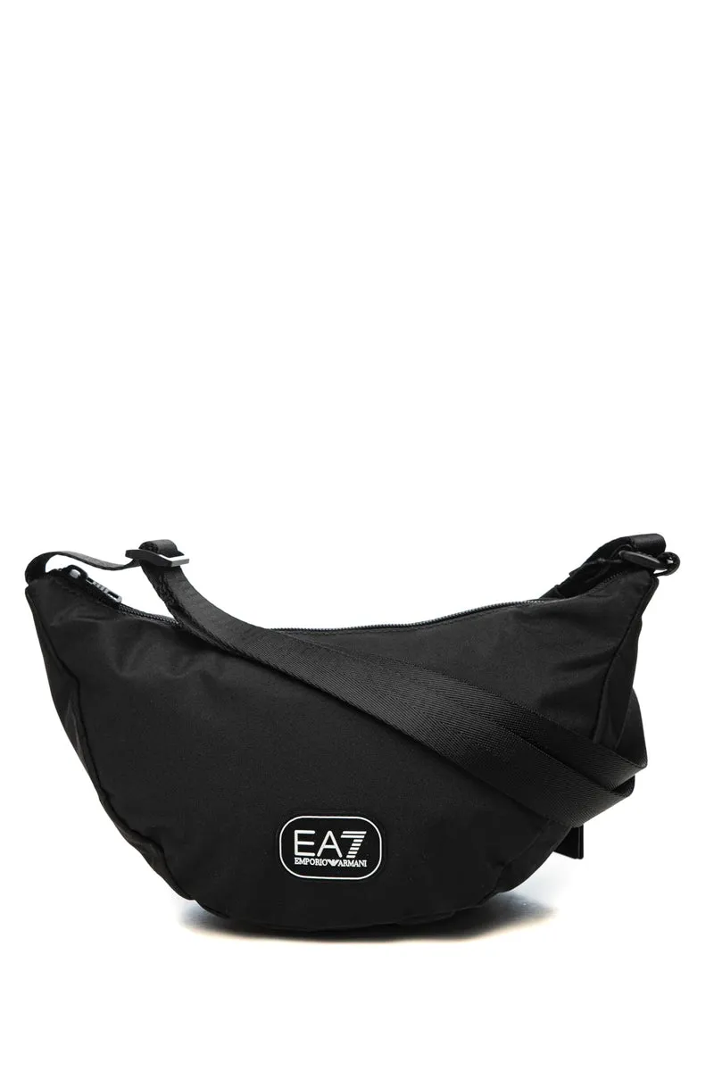 Borsa Marsupio Ea7 Train Carryover Sling Bag Da Uomo Nero In Poliestere