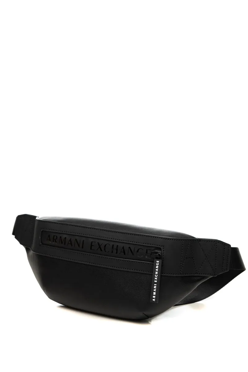 Marsupio Armani Exchange Angel Waistbag Da Uomo Nero In Poliuretano