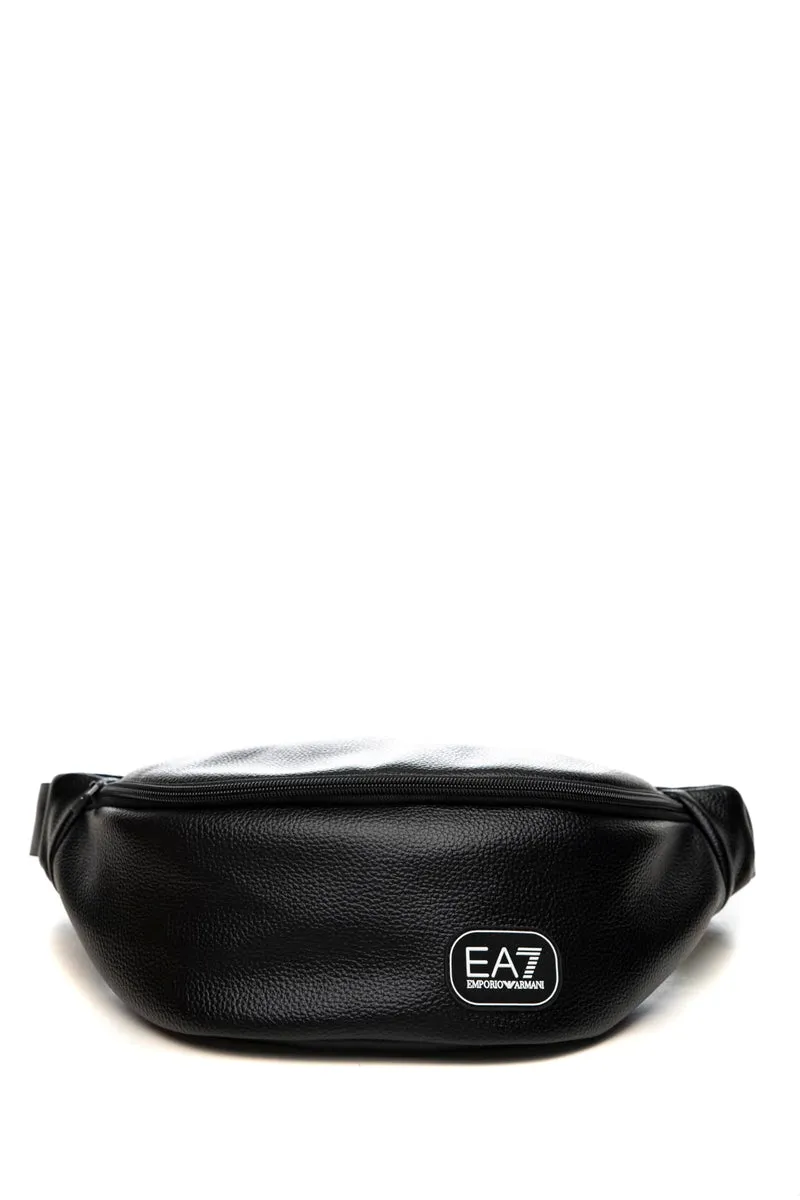 Marsupio Ea7 Train Carryover Sling Bag Da Uomo Nero In Poliuretano