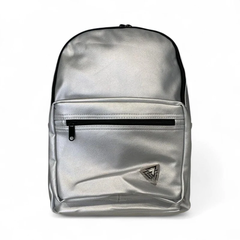 Zaino Donna X-Chrome Metallizzato Stile Americano in Similpelle