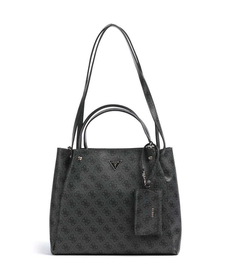 Guess Lorella Girlfriend Logo Borsa a mano coal logo