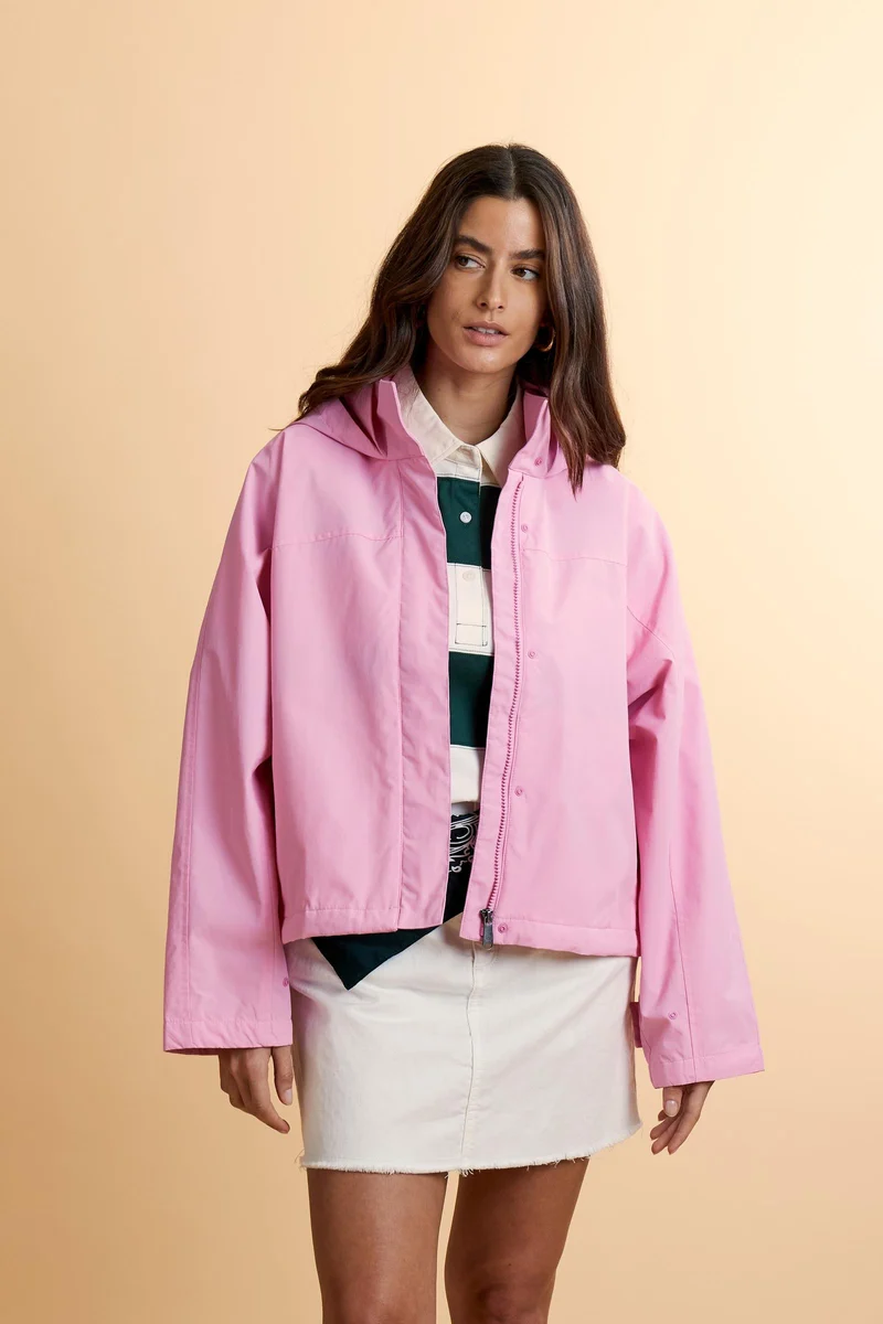 Damen-Nylon-Taslan-Jacke mit Kapuze – Casilda
