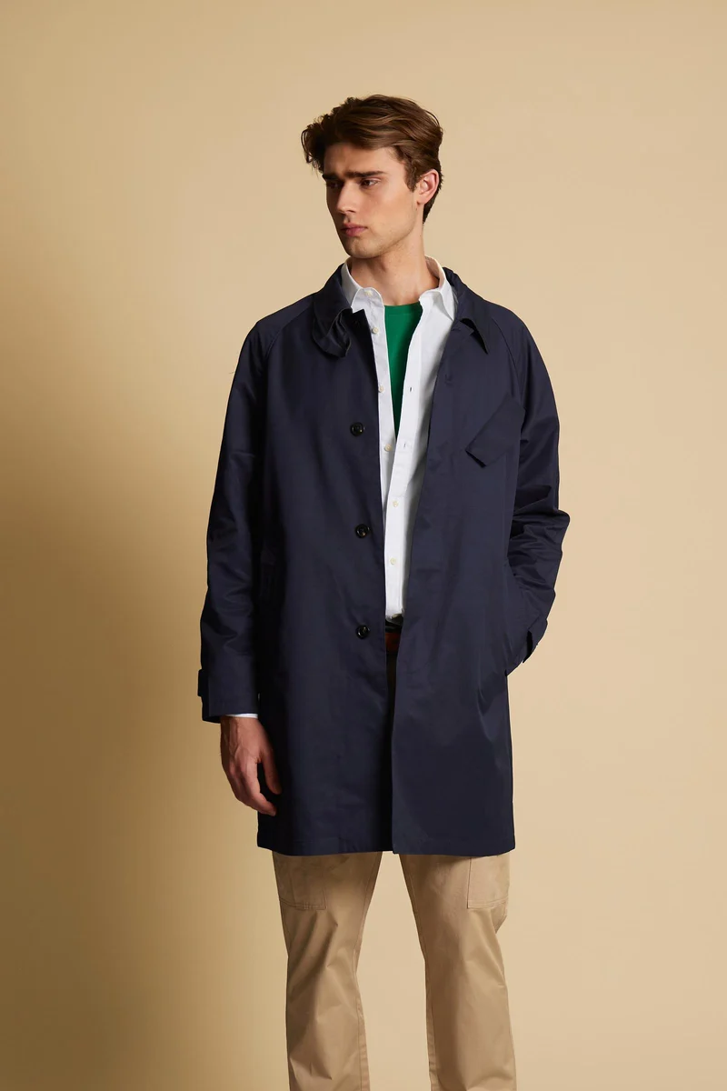 Herren-Mantel aus Baumwoll-Nylon-Twill – Clark