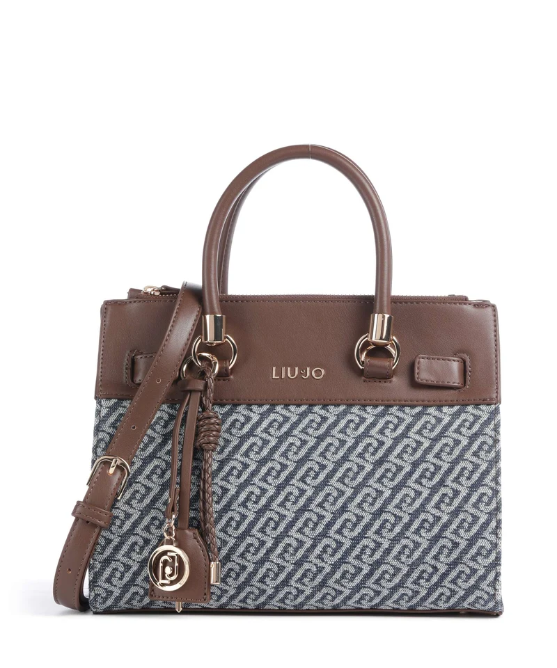 Liu Jo Manhattan S Borsa a mano blu denim