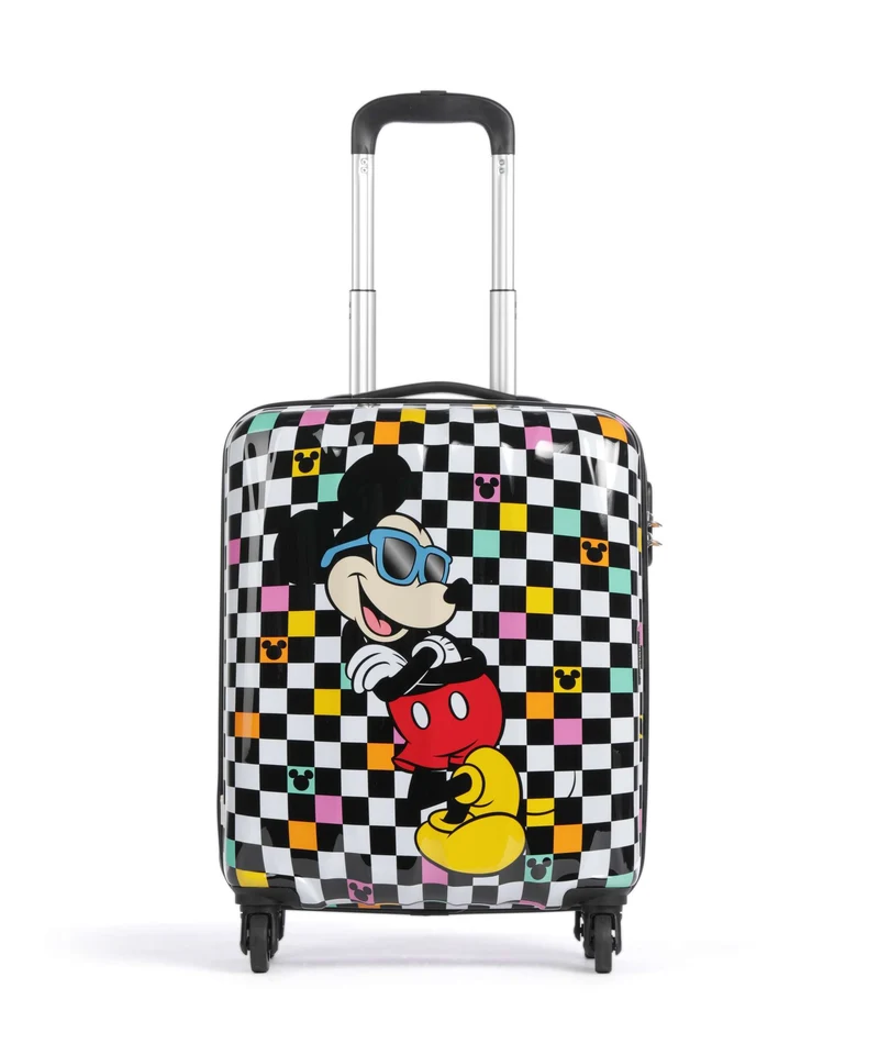 American Tourister Hypertwist Valigia trolley (4 ruote) mickey check