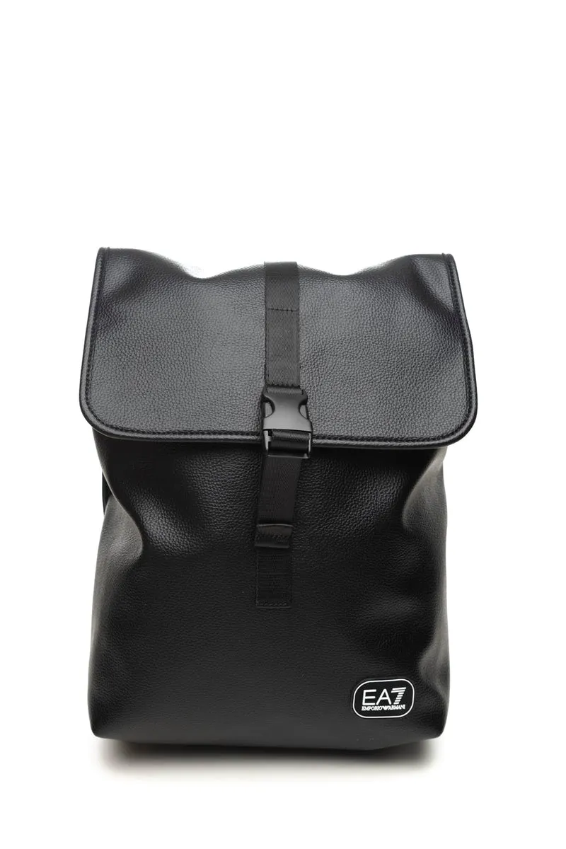 Zaino Ea7 Train Carryover Backpack Da Uomo Nero In Poliuretano