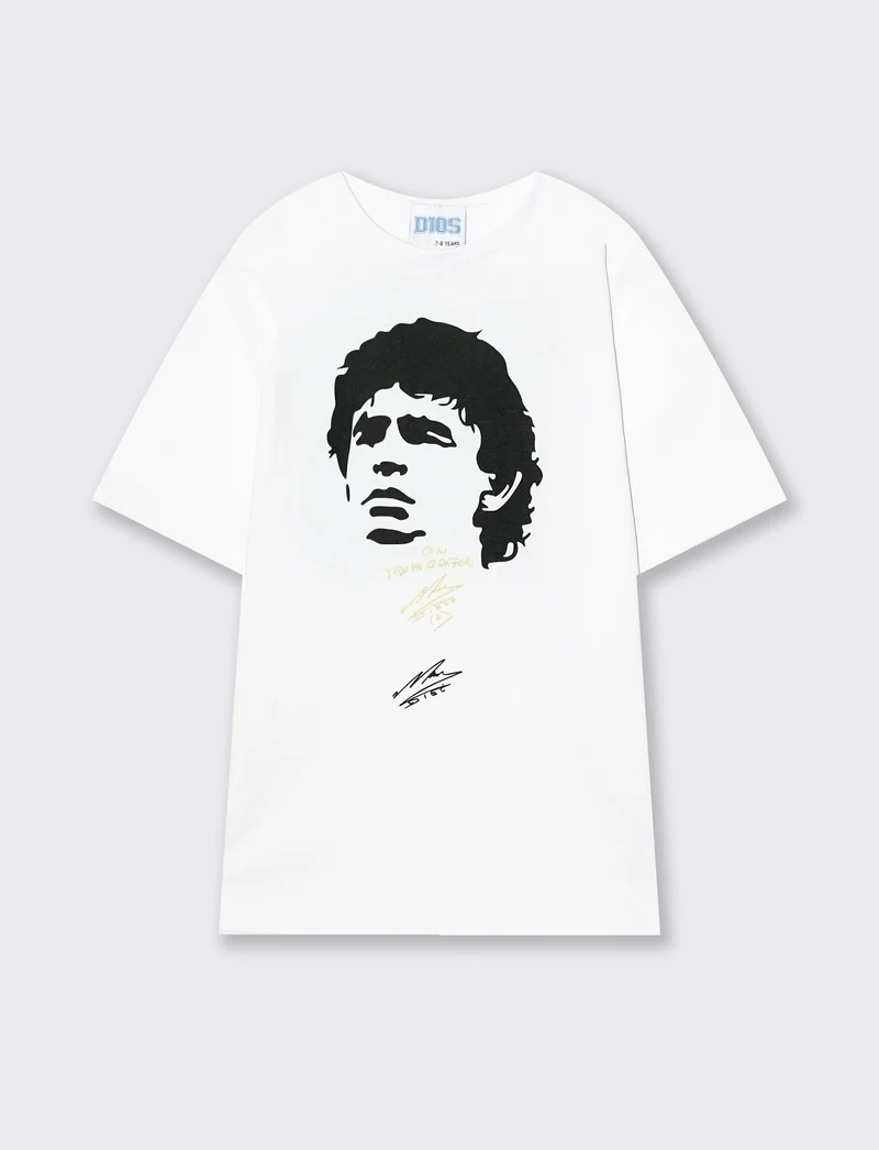 T-shirt D10S in jersey di cotone - Bianco