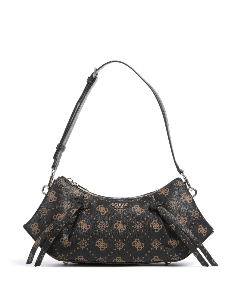 Guess Allegra Logo Borsa a spalla espresso logo