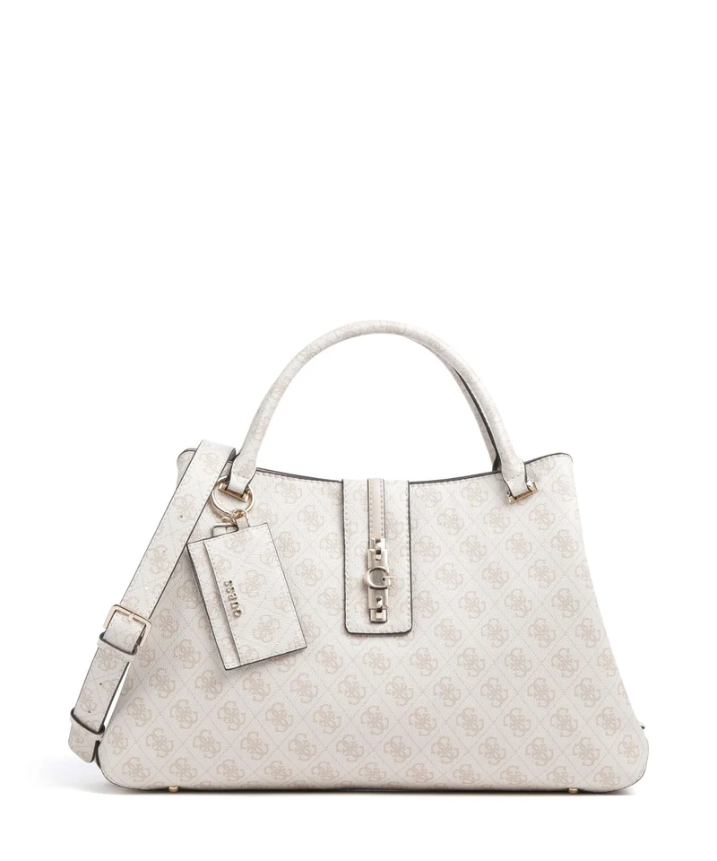 Guess Yvonne Girlfriend Logo Borsa a mano stone logo