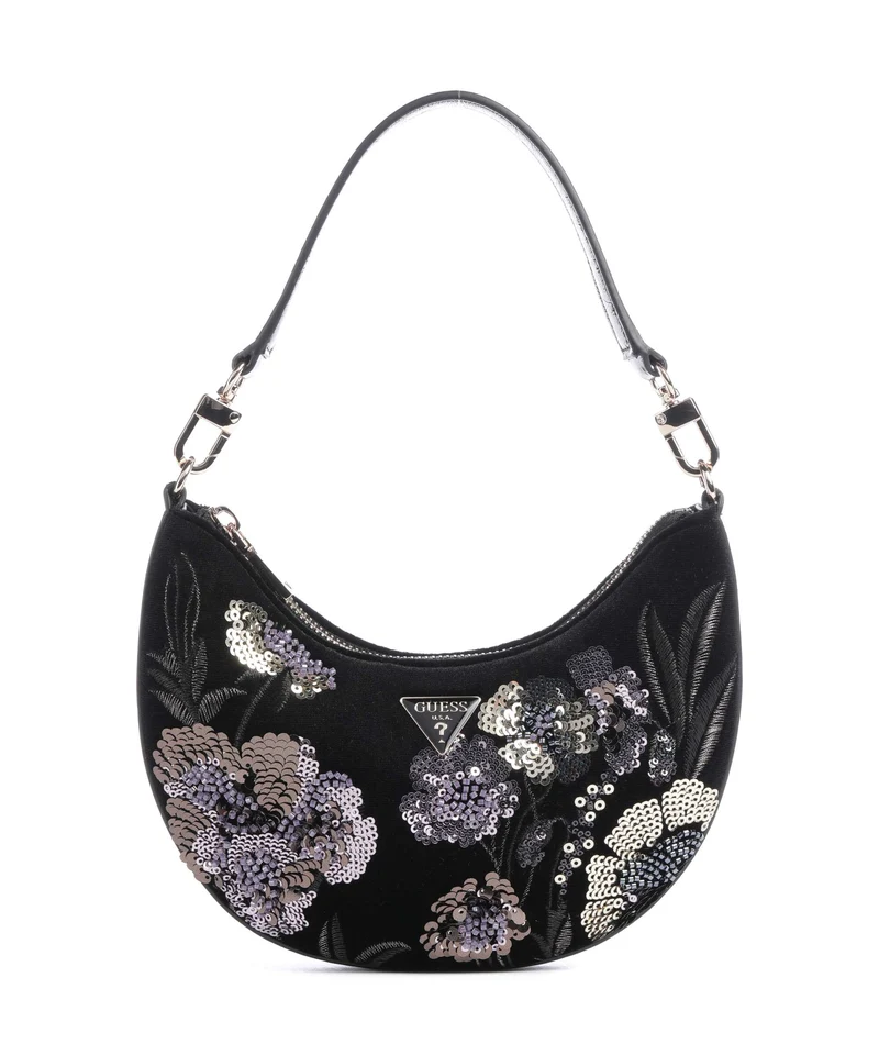 Guess Tasmin Mini Borsa a spalla black multi
