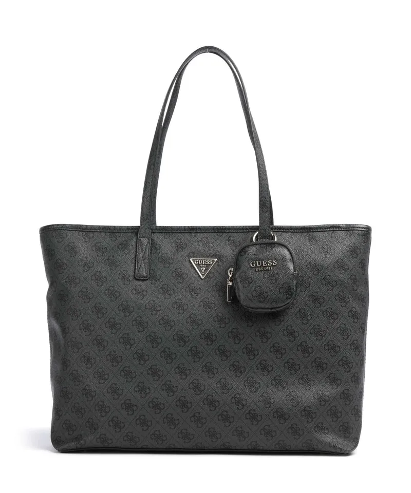 Guess Power Play II Tech Large Borsa shopper coal logo