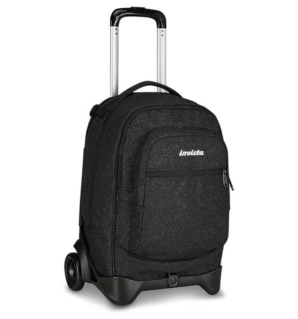 Trolley Invicta Plug Shine Nero scuola rigido capiente