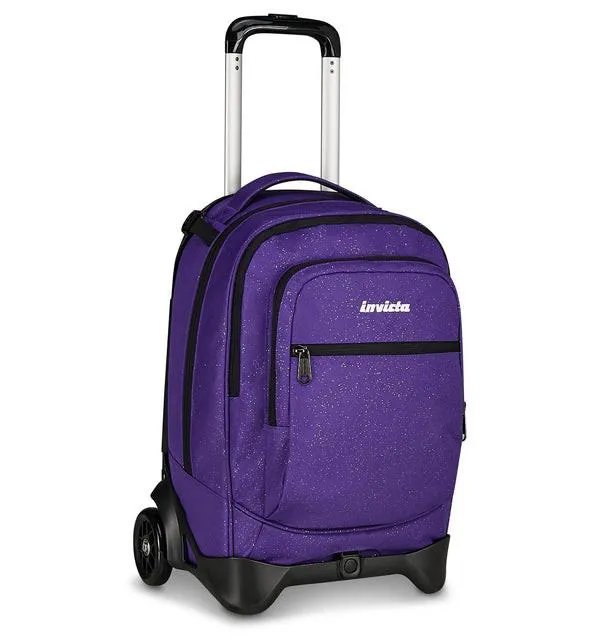 Trolley Invicta Plug Shine Viola scuola rigido capiente