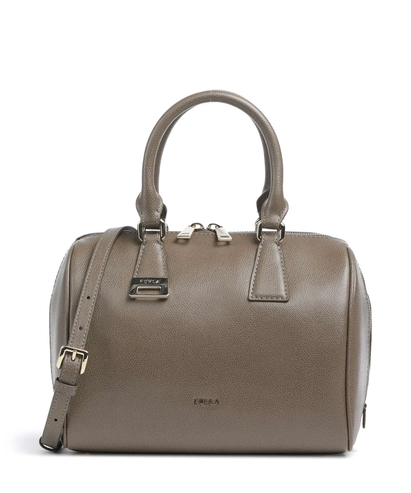 Furla Olivia M Borsa a mano muddy gray