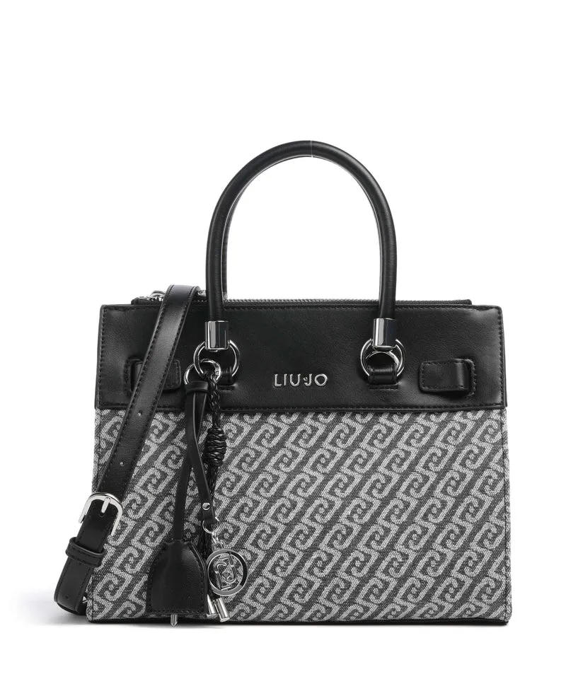 Liu Jo Manhattan S Borsa a mano grigio denim