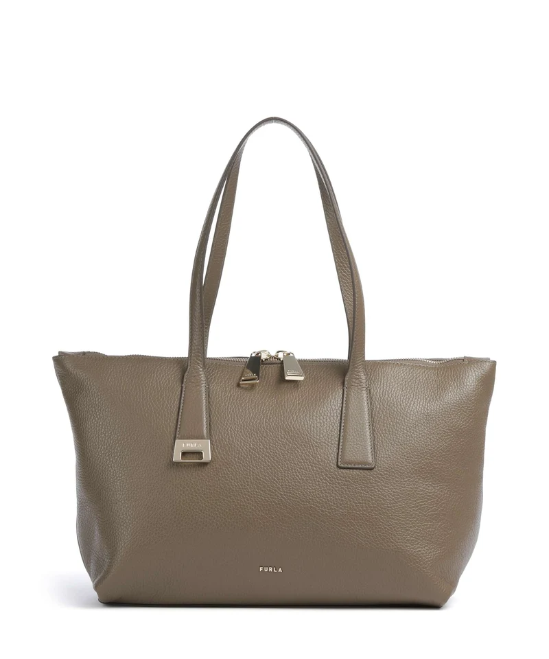 Furla Olivia M Borsa shopper muddy gray