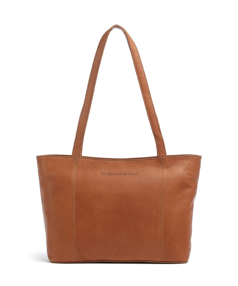 The Chesterfield Brand Wax Pull Up Cow Anira Borsa shopper cognac