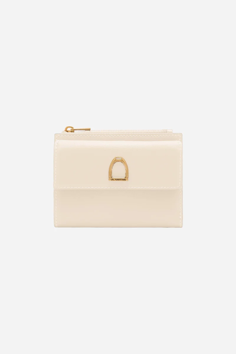 Faltbörse mit Reißverschluss aus Leder – Small Flap