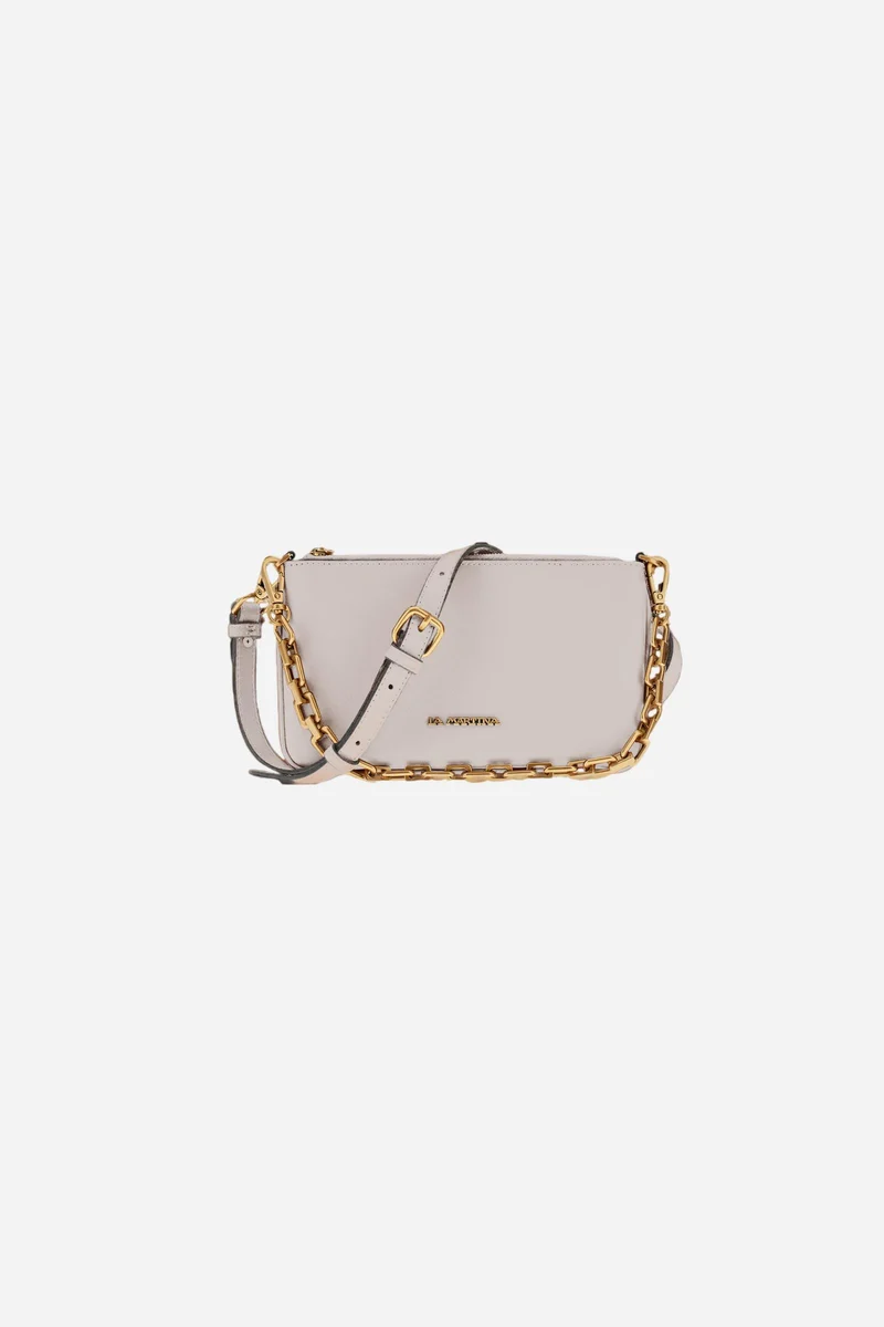 Ledertasche aus Kalbsleder mit Schulterriemen – Flat Pouch