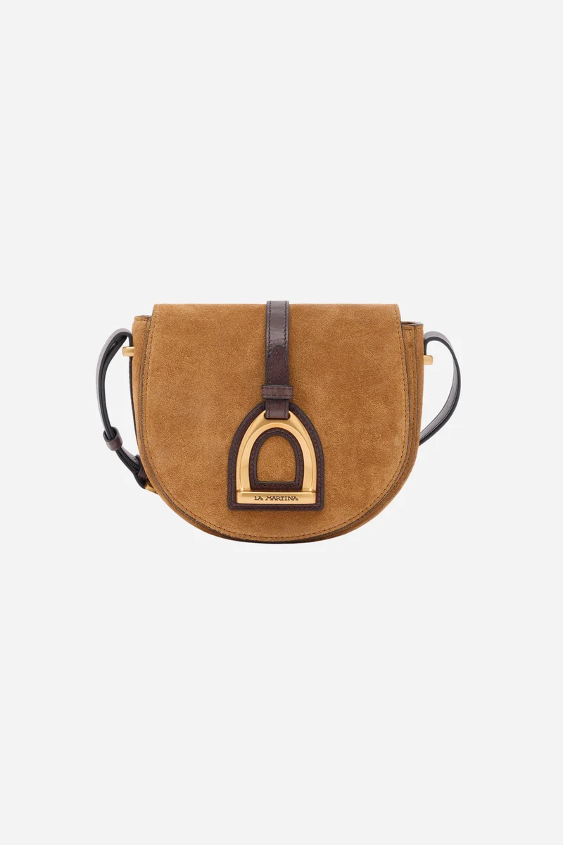 Damentasche aus Wildleder mit Schulterriemen – Crossbody Small