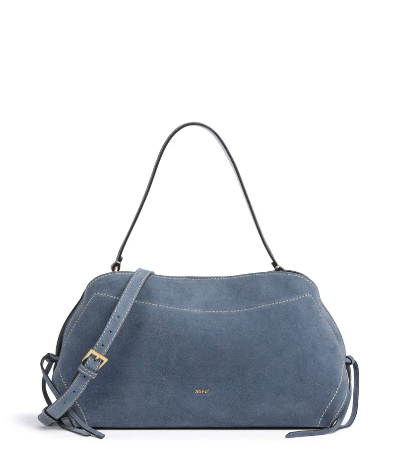 Abro Suede Necessity Small Borsa a spalla jeans