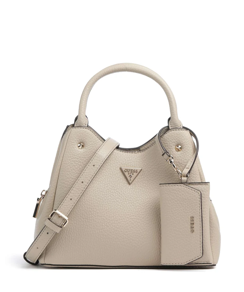 Guess Lorella Girlfriend Small Borsa a mano bone