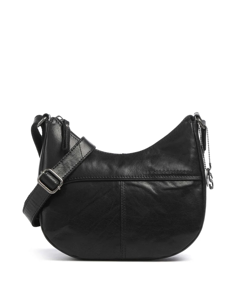 Spikes & Sparrow Bronco Filippa Borsa a tracolla black