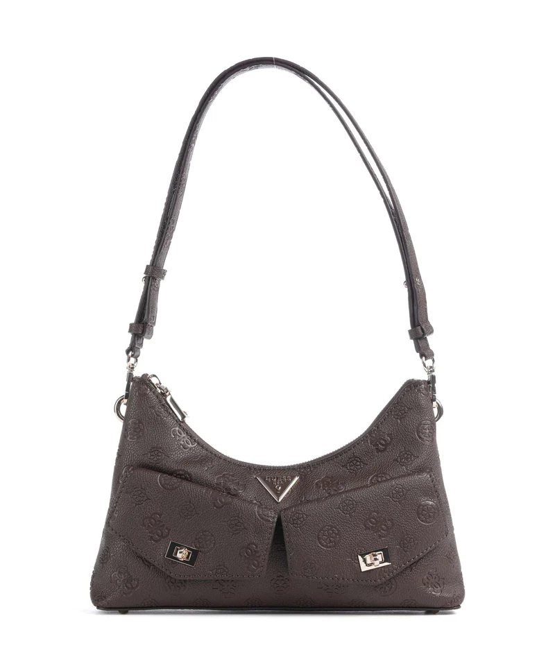 Guess Blake Borsa a spalla brown logo
