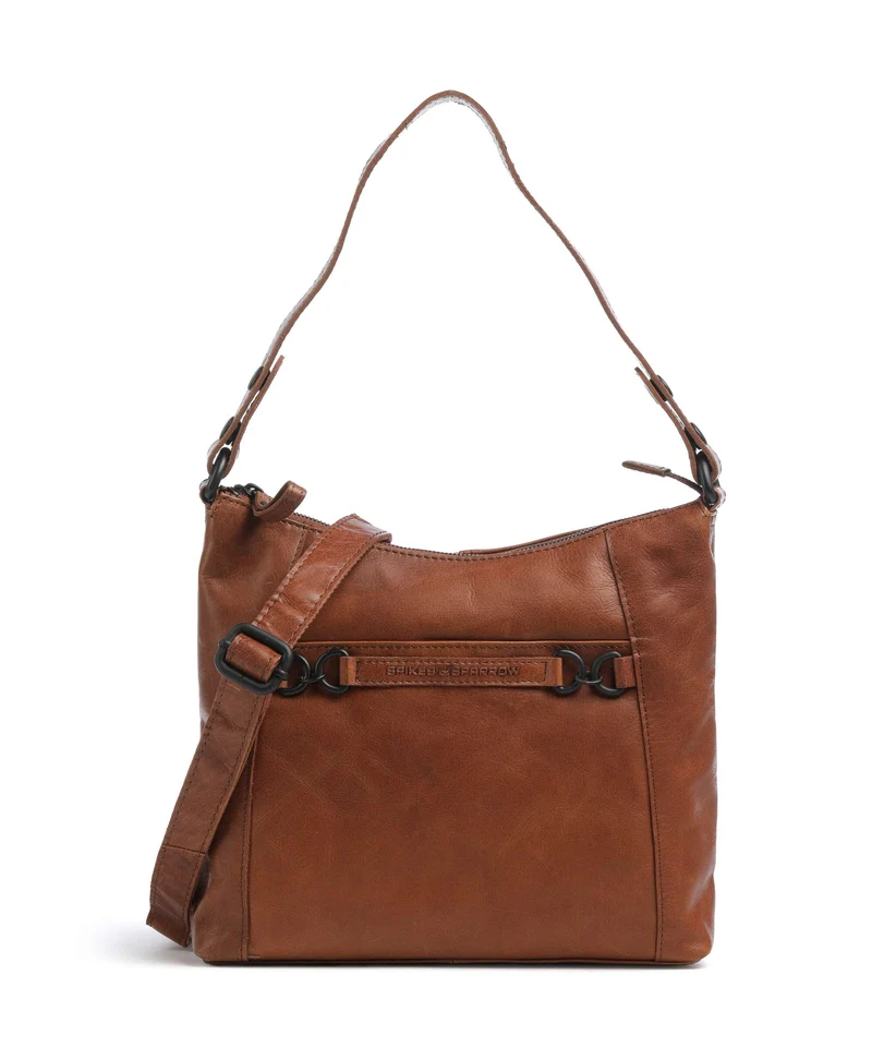 Spikes & Sparrow Bronco Delphie Borsa hobo brandy