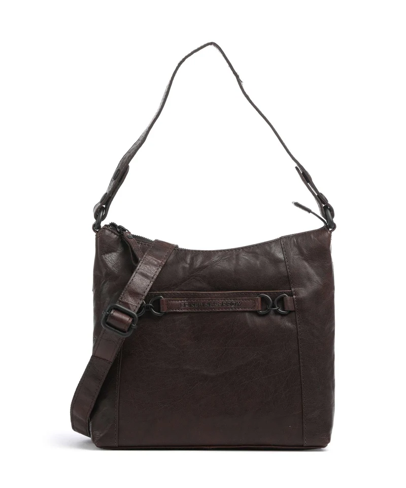Spikes & Sparrow Bronco Delphie Borsa hobo dark brown