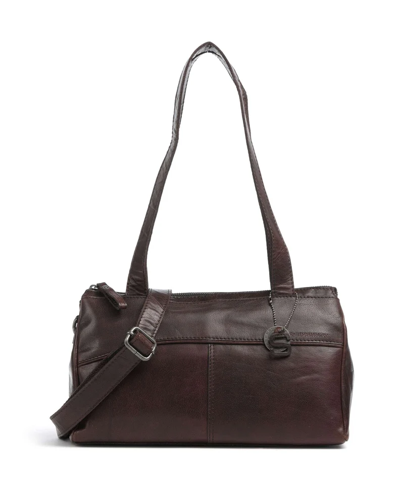 Spikes & Sparrow Bronco Alicia Borsa a spalla dark brown