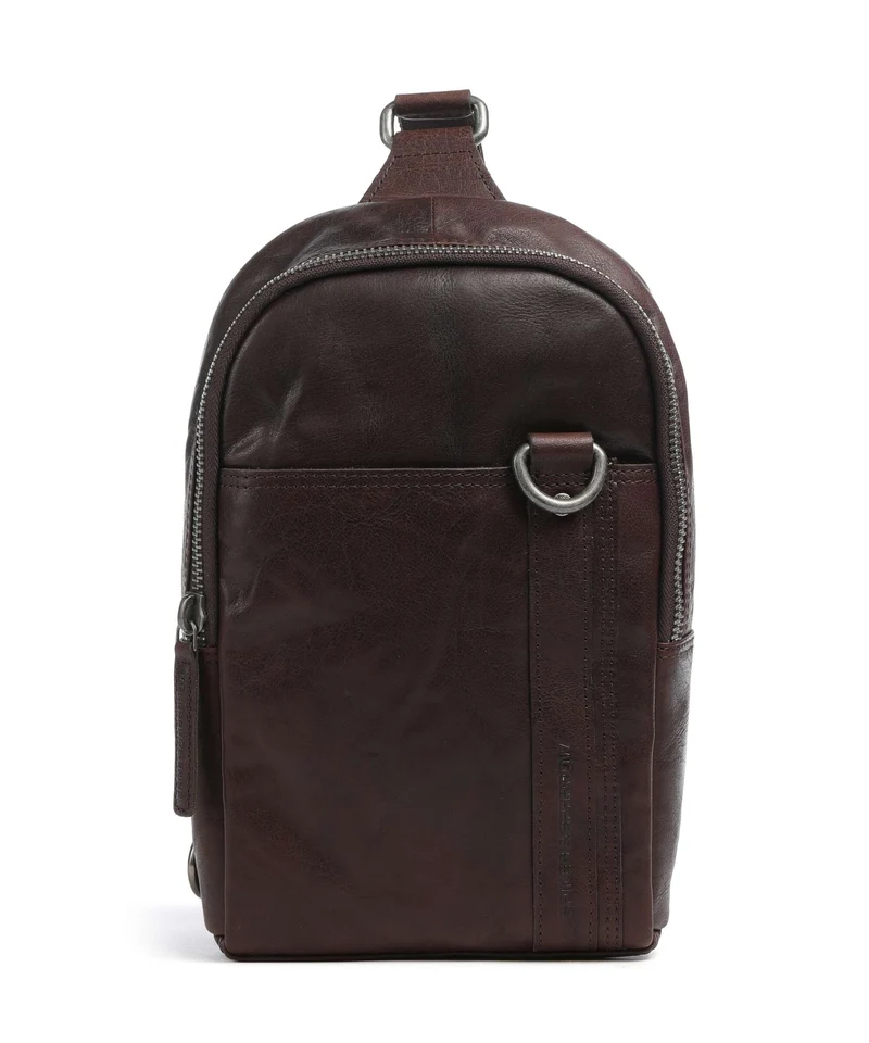 Spikes & Sparrow Bronco Washington Borsa sling dark brown